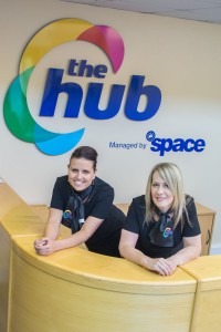 Latest recruits at the Hub; Nicola Johnson and Lindsay Capeling