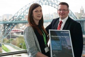 Jessica McCabe, Sage Gateshead and Paul Finch, Pulse Creative Marketing