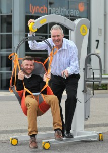 David Lynch and BIC business adviser Chris Craig 