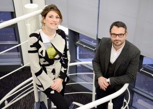 Esme Flounders and Kieron Goldsborough of Press Ahead