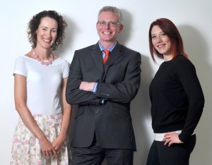 The new recruits  Aimee Muirhead, Sharon Armstrong and Jez Davison. 