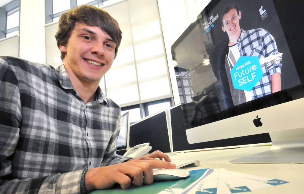 Jack Spivey at work at Press Ahead  