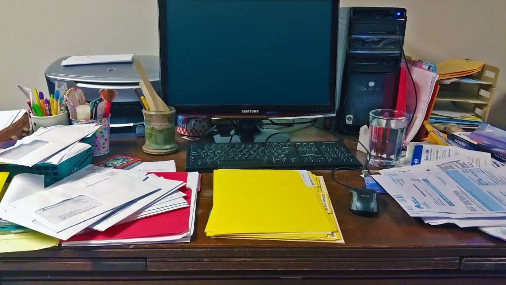 Tidying up your desk can help you focus better, work more efficiently, or, at least make it smell nicer.