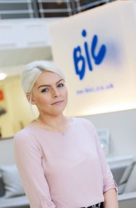 Gabrielle Ophield came to the BIC as an apprentice in 2011 and has since became a full time employee