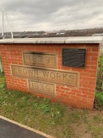 Crown works plaque