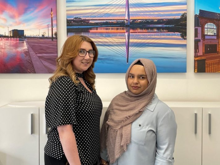 Kayleigh Derbyshire and Hena Syeda Ahmed