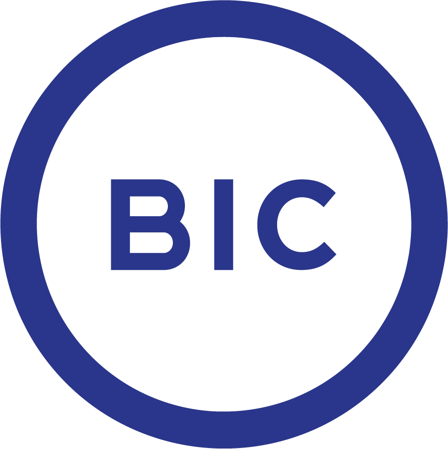 BIC Logo Blue Mono